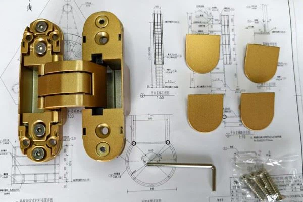 Polished Invisible Hinges