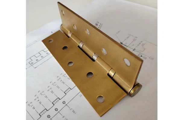 Yellow Metal Hinges For Beautiful Display