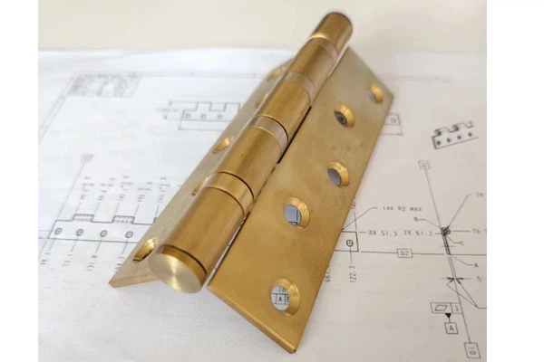 Yellow Metal Hinges For Beautiful Display